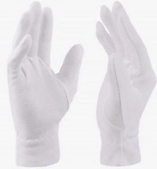Косметические перчатки 100% хлопок (1 пара)