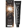 OLLIN VISION NEW Крем-краска для бровей и ресниц (Светло-коричневый) 20мл + лепестки