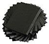 Салфетка-нагрудник Черная 45*33 Ламинированная однослойная  бумага 500  шт.