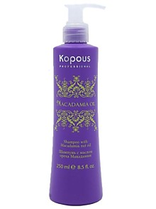 Kapous Professional Macadamia Oil Шампунь с маслом ореха макадамии, 250 мл