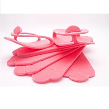 Тапочки открытые, 5 мм (25 пар) розовые ИЗОЛОН