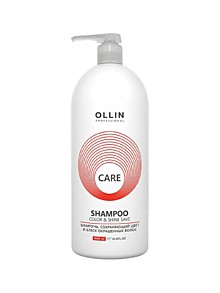 OLLIN CARE Шампунь сохраняющий цвет и блеск окрашенных волос 1000 мл OLLIN Professional